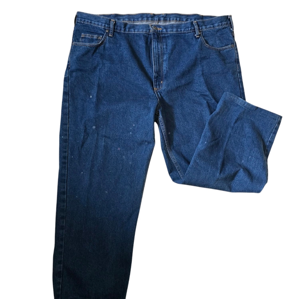 Member's Mark Jeans Mens 44×30 Blue Regular Straight Dark Wash Denim Pre-Owned
